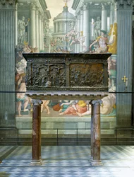 Linke Kanzel, Basilica di San Lorenzo, Florenz, 1460 (Bronze)